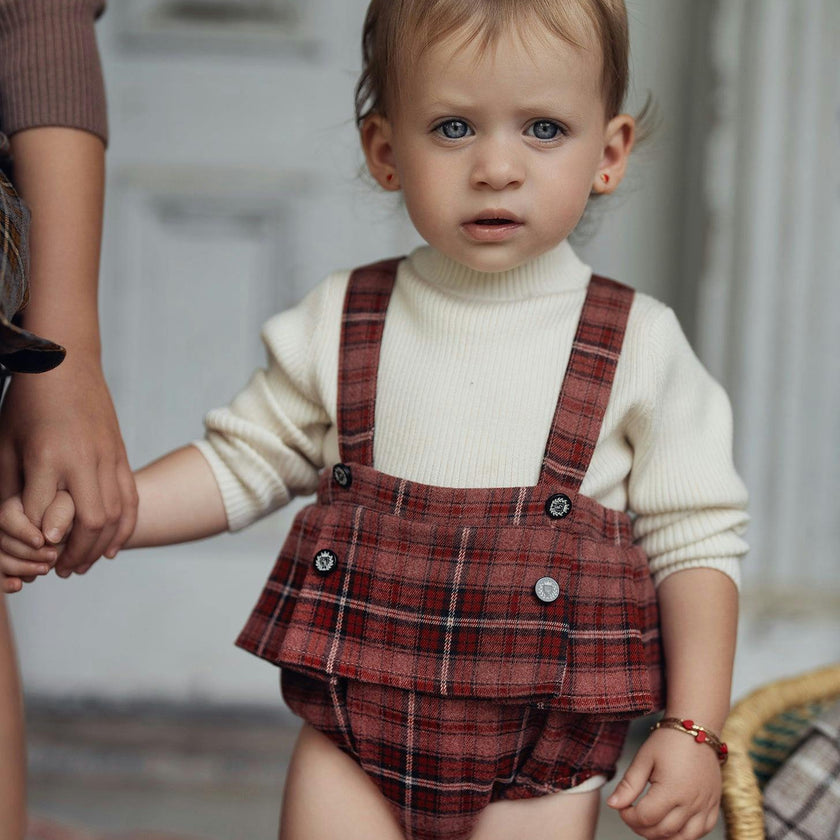Plaid Overall