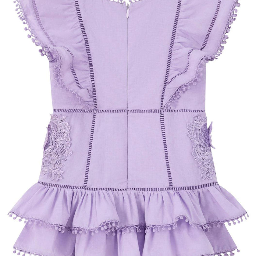 Carloyn Frill Cotton Mini Dress (Baby)