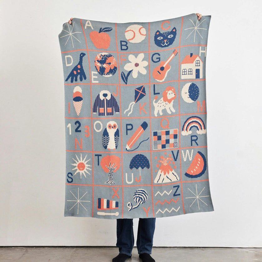 ABC Knit Midi Blanket