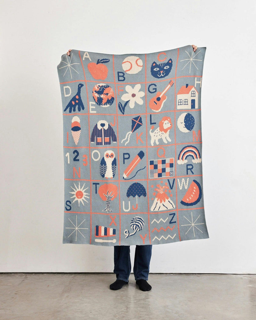 ABC Knit Midi Blanket