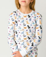 The Organic Long Sleeve Pajama Set [Cat Nap]