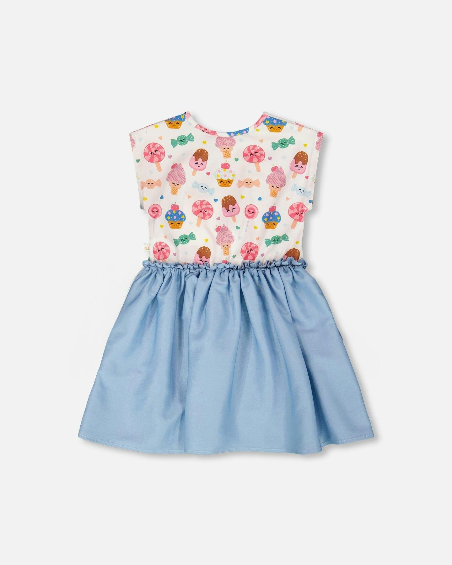 Bi-Material Dress