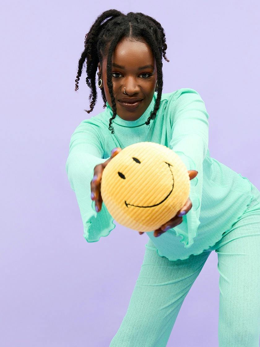 Smiley ECO Corduroy Yellow - 5"