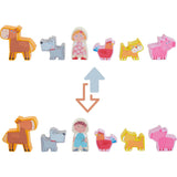 Farmhouse Sorting Box Wooden Shape Sorter Toy