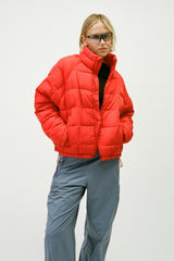 Nellie Packable Puffer Jacket, Rouge