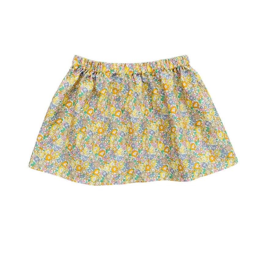 Liberty of London Childrens Elasticated Skirt - Michelle Yellow