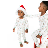 Christmas Teddy Bears Uni - Bamboo - Long Sleeve Loungewear Set
