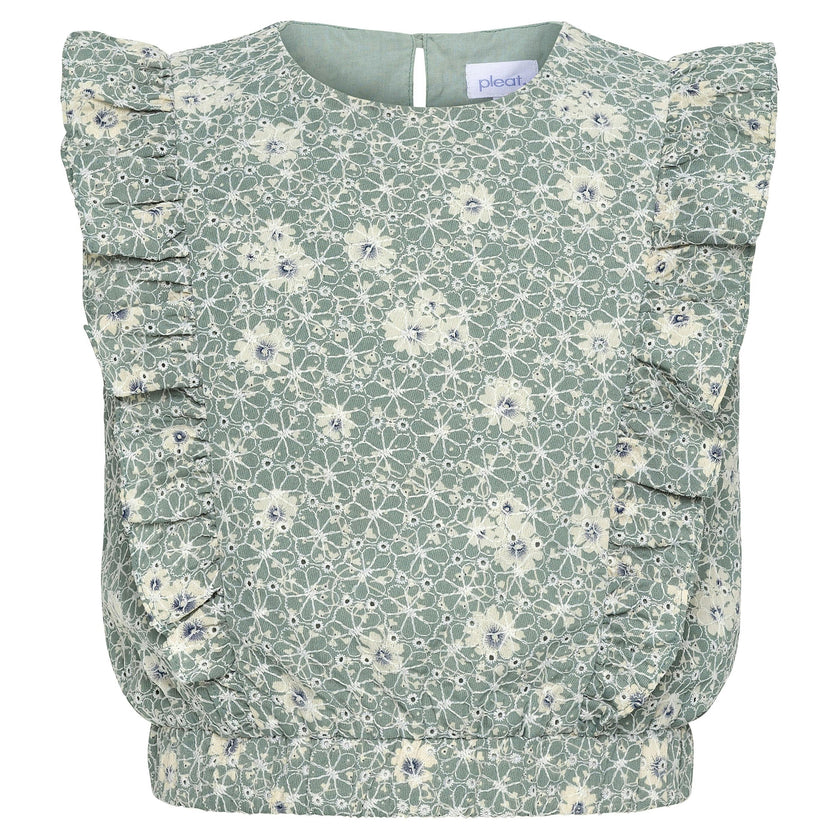 Rowan Top Embroidered Petals