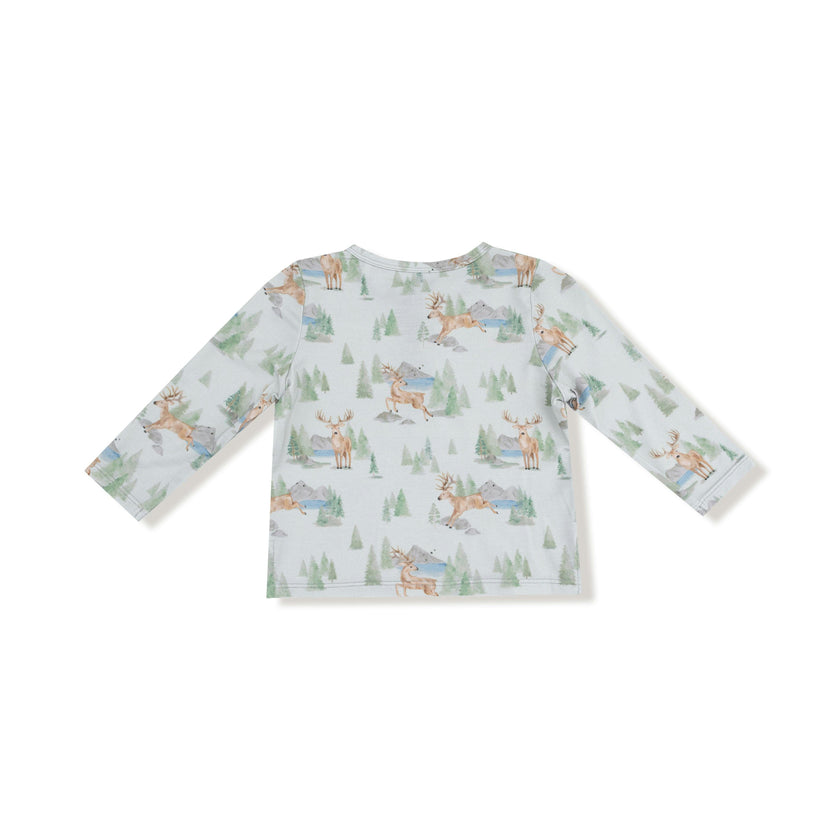 Buck Deer - Long Sleeve Henley