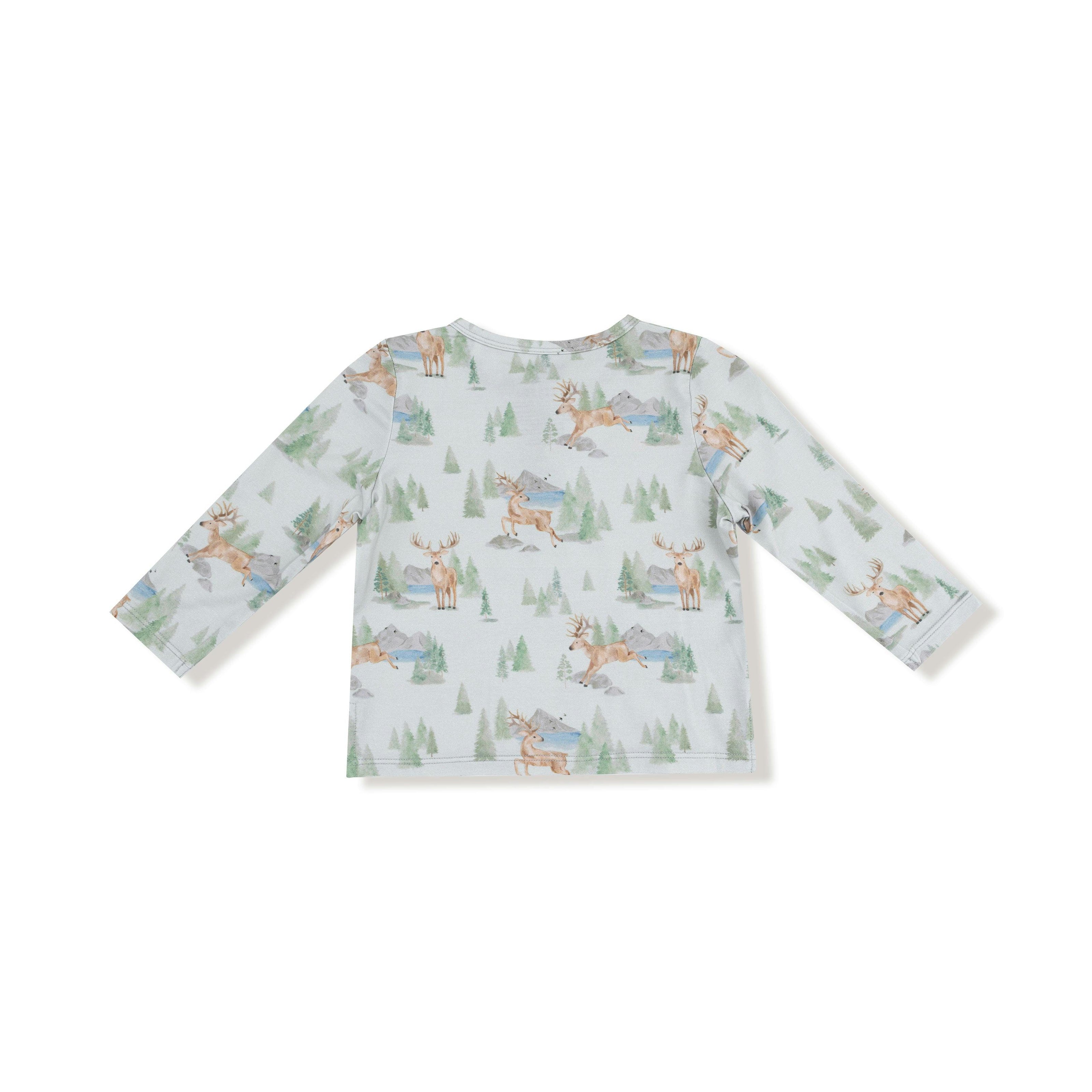 Buck Deer - Long Sleeve Henley