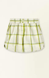 Track Short in Belize Plaid