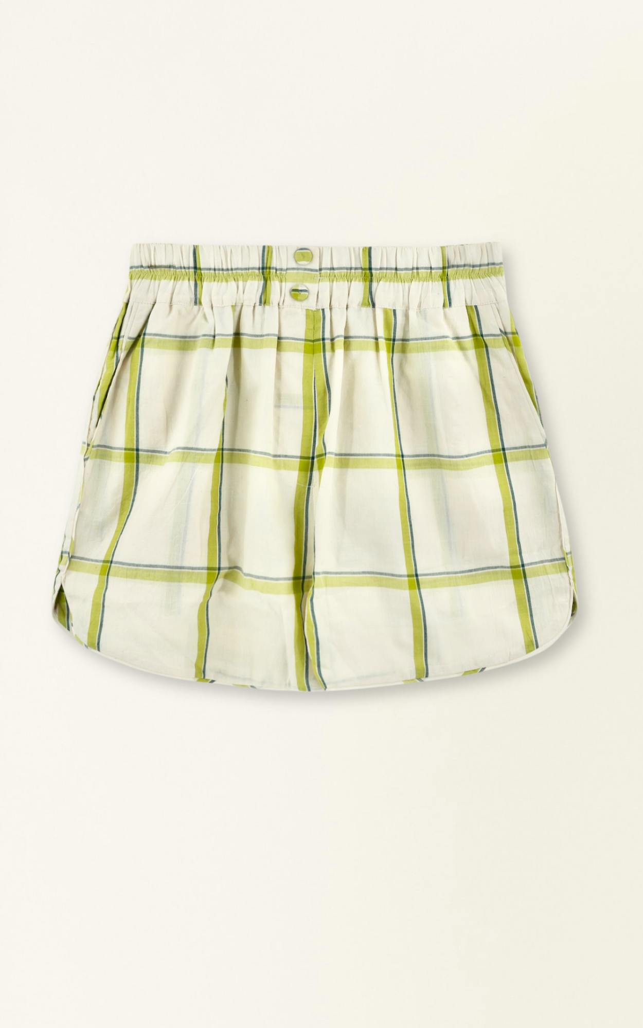 Track Short in Belize Plaid
