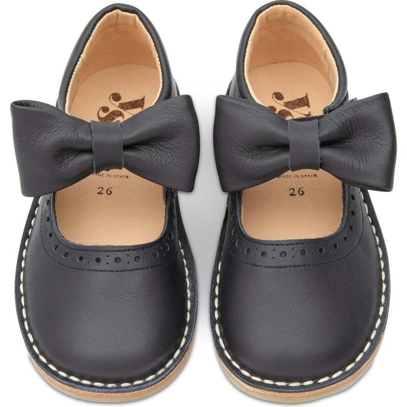 Martha Bow Mary Jane Shoe Black