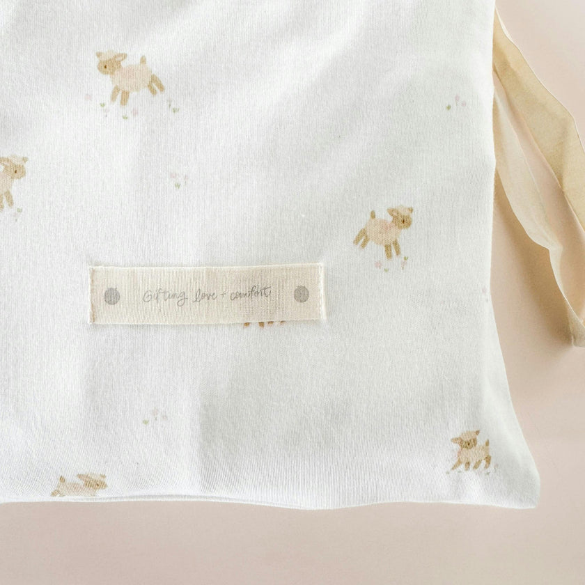 Layette Gift Set - Lamb and Bow