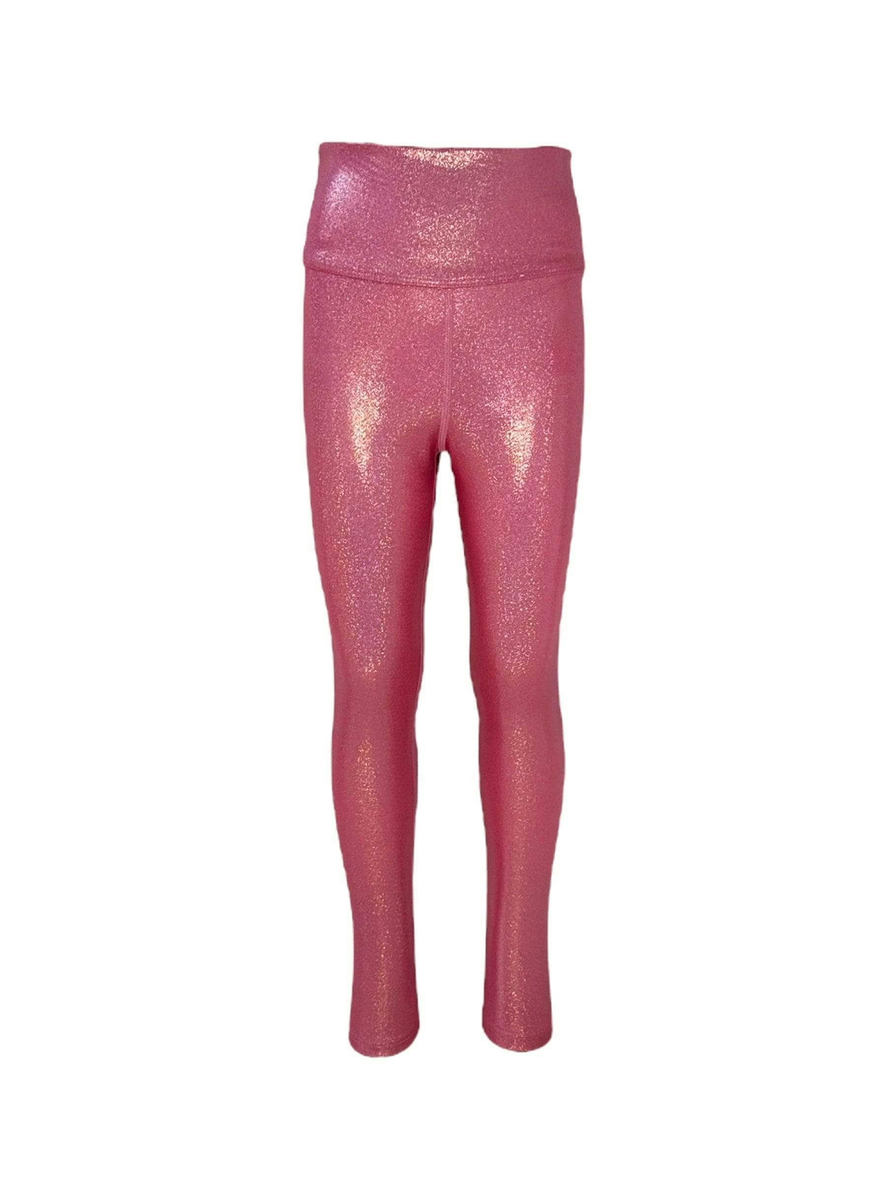 Shimmer Athletic High-Waist Leggings