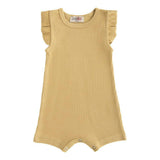 Yellow Biscotti Ruffle Modal Shortie