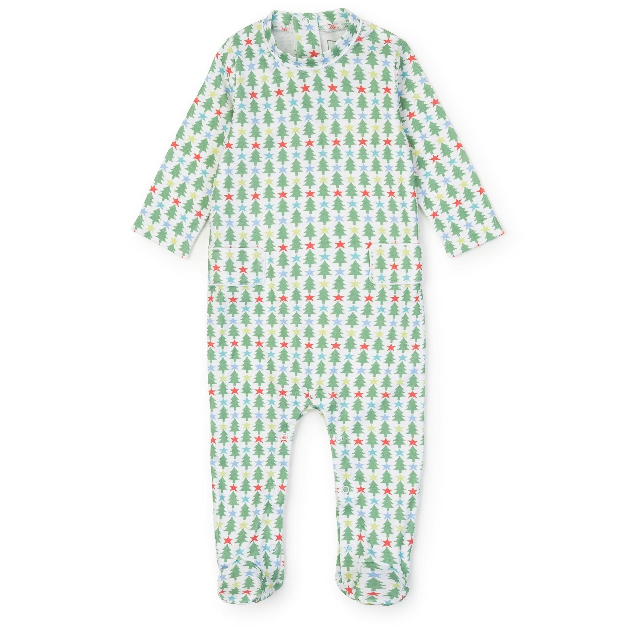 Preston Boys' Romper - Tree Topper Stars