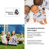 Baby Boy Doll 8 1/4 inch with Real Madrid Soccer Jersey