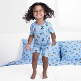 PAW Patrol: Varsity Blue Bamboo Kids Pajama Short Set
