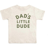 Dad's Little Dude Short Sleeve T-Shirt - Natural Heather
