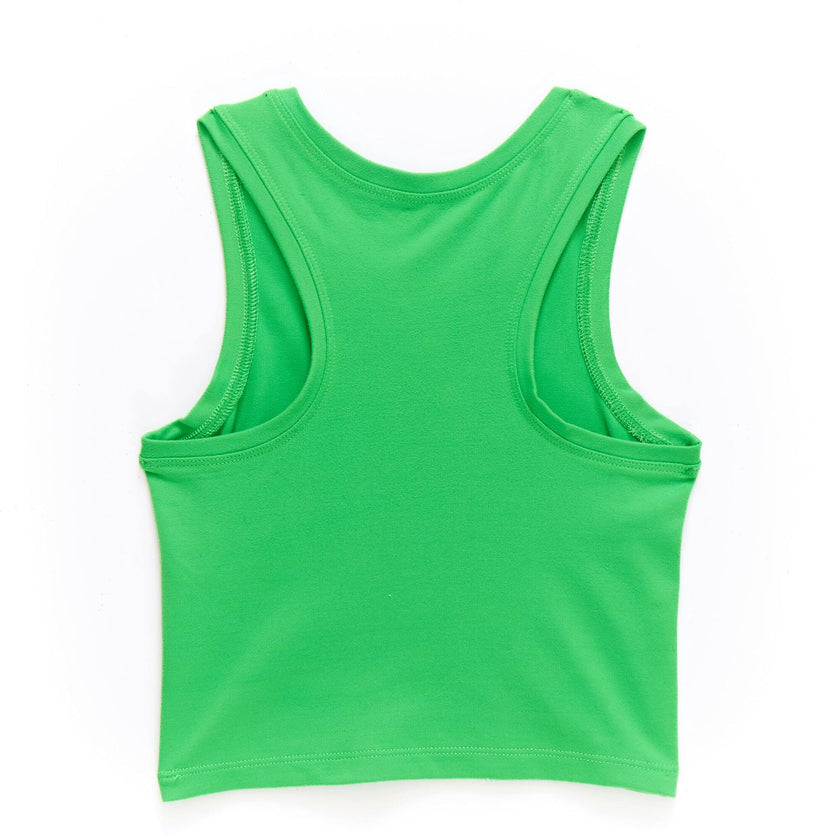 Girls TLC Crop Top in Spring Green