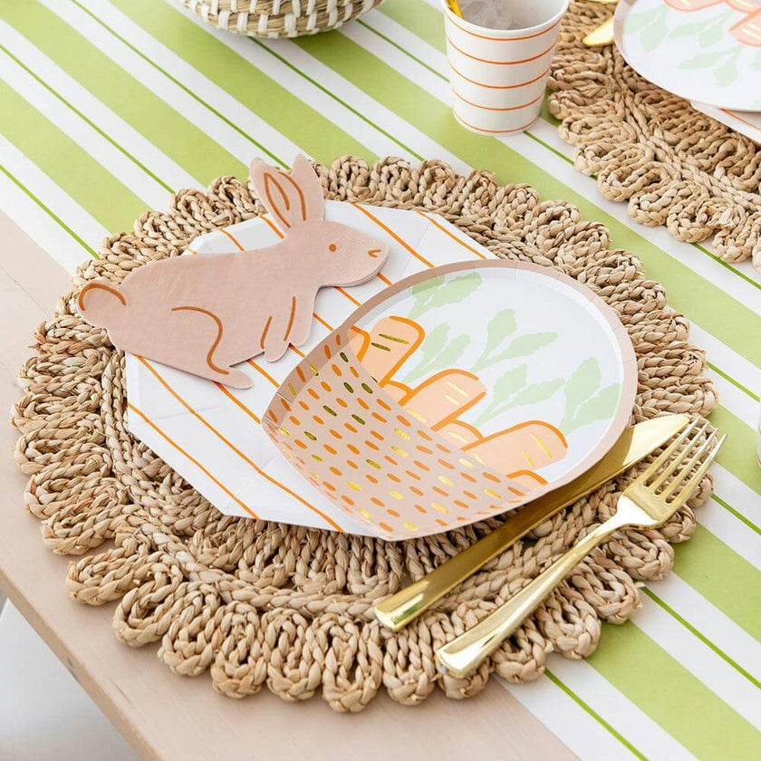 Springtime Garden Carrots Basket Small Plates