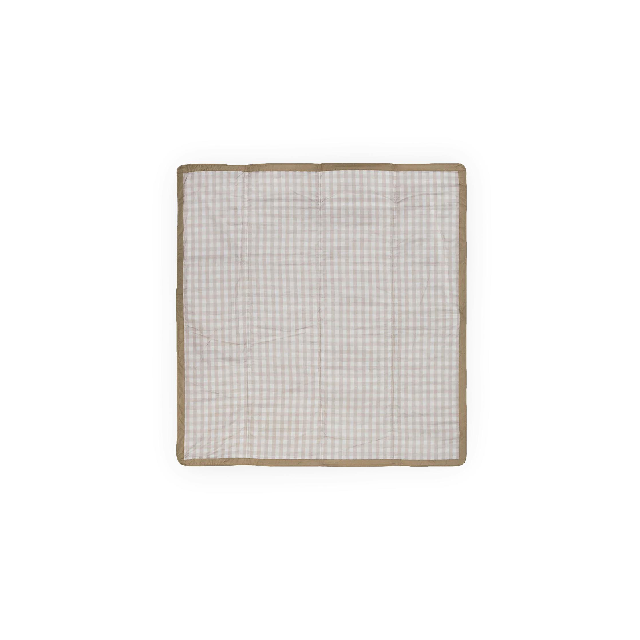 Outdoor Blanket - Beige Buffalo Check