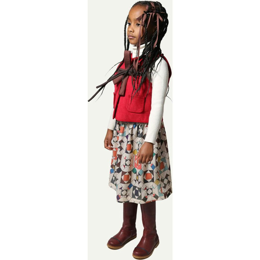 LUNA SMOCKED SKIRT