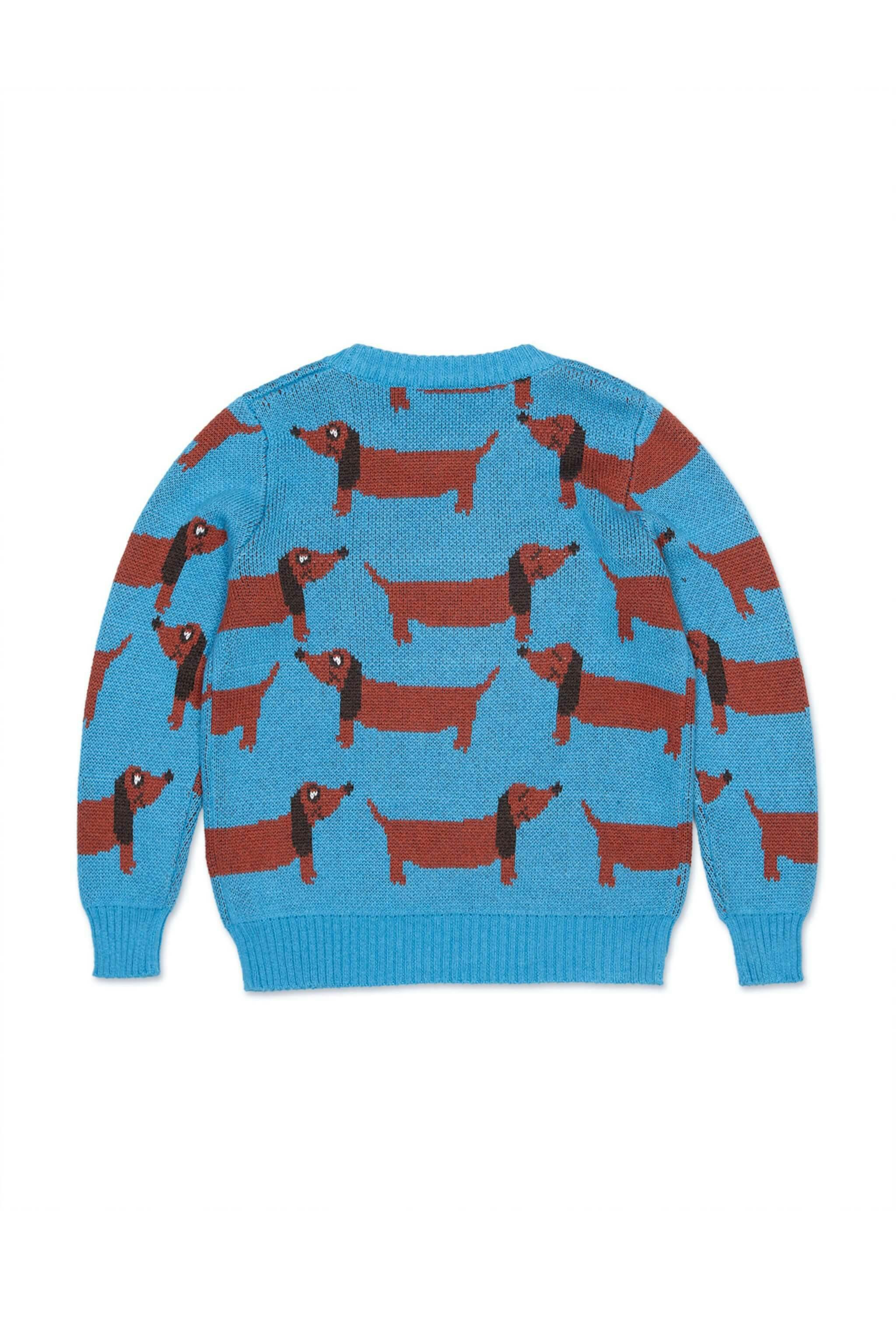 Dachshund Jumper | Iceland Blue
