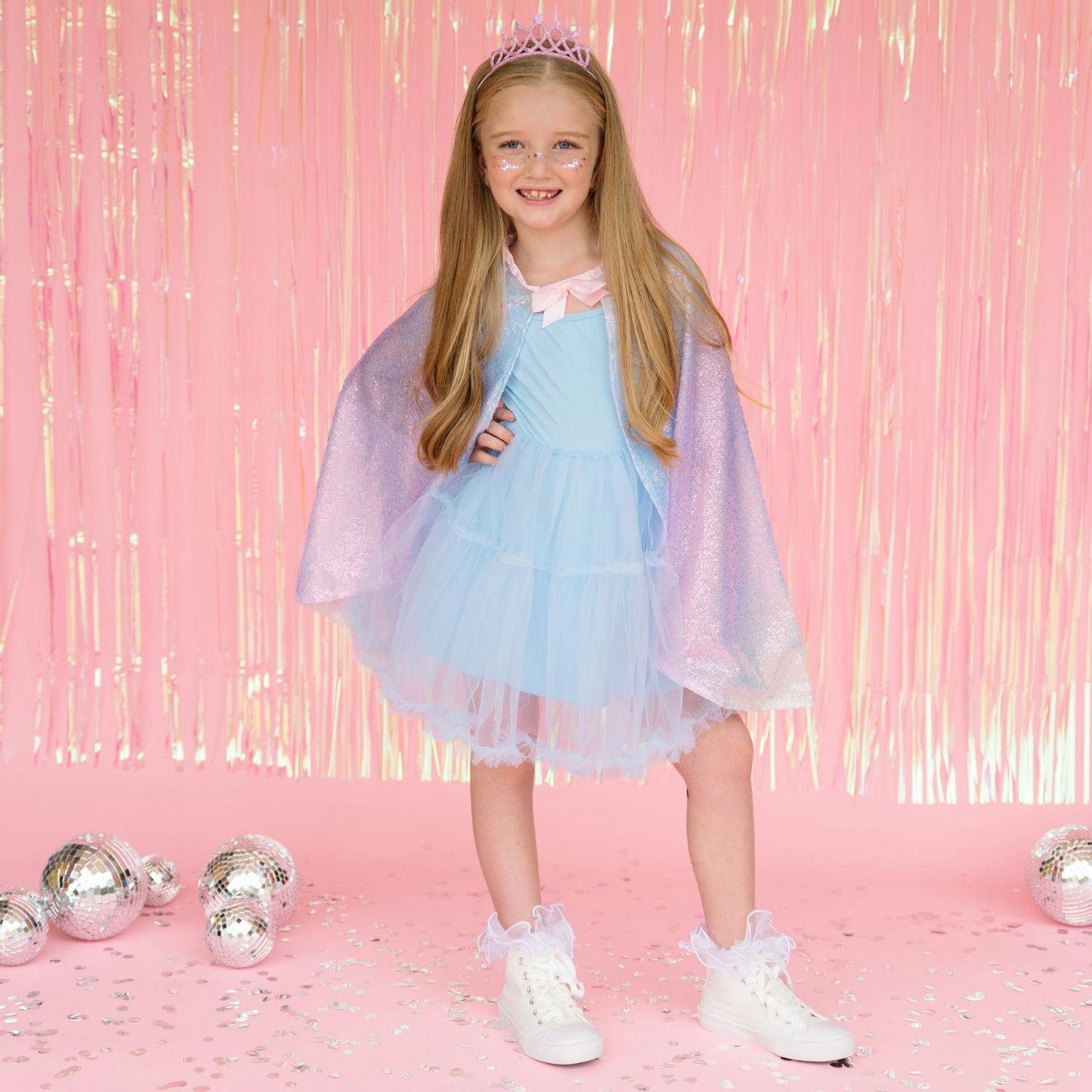 Rainbow Dream Sequin Cape