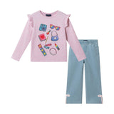 Toddler & Kids Graphic Tee & Pant Set | Dress Up Fun