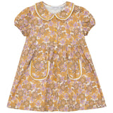 Contrast Ruffle Trim Dress