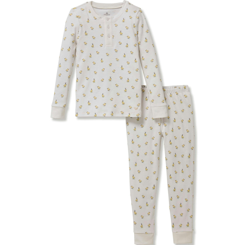 Kid's Pima Snug Fit Pajama Set in Très Chick
