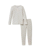Kid's Pima Snug Fit Pajama Set in Très Chick