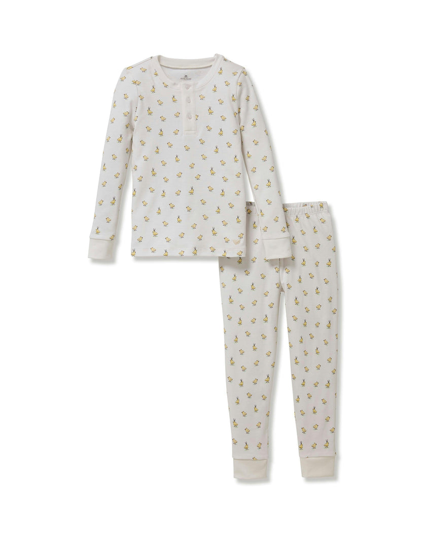 Kid's Pima Snug Fit Pajama Set in Très Chick