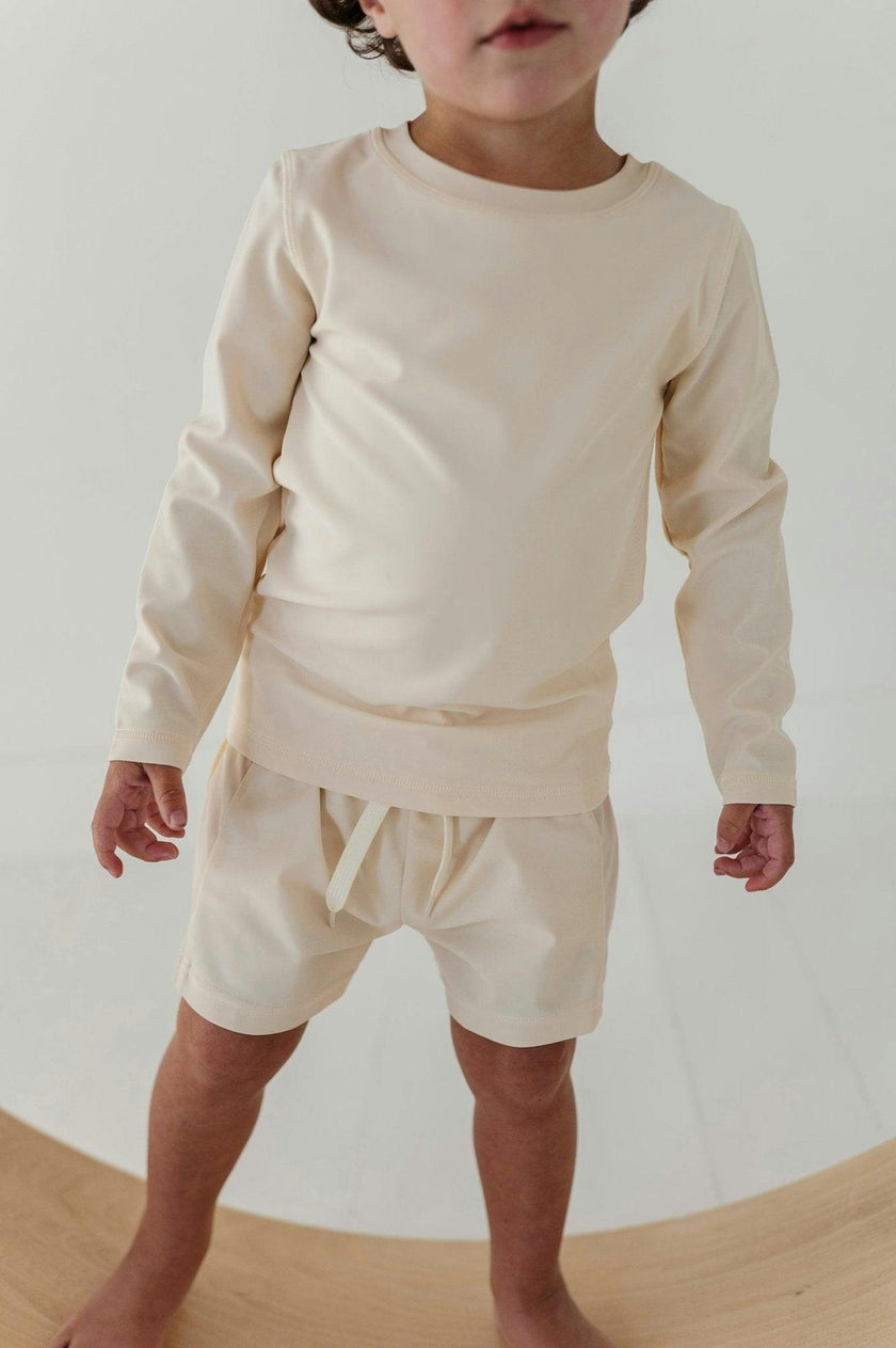 Boy's Colorblock Swim Shorts