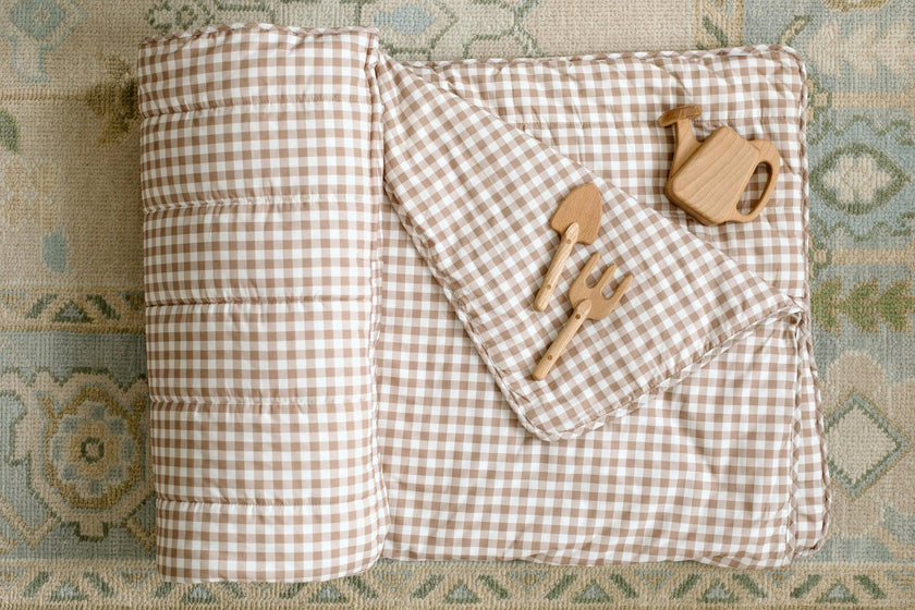 Organic Toddler Nap Roll-N-Rest Mat Set