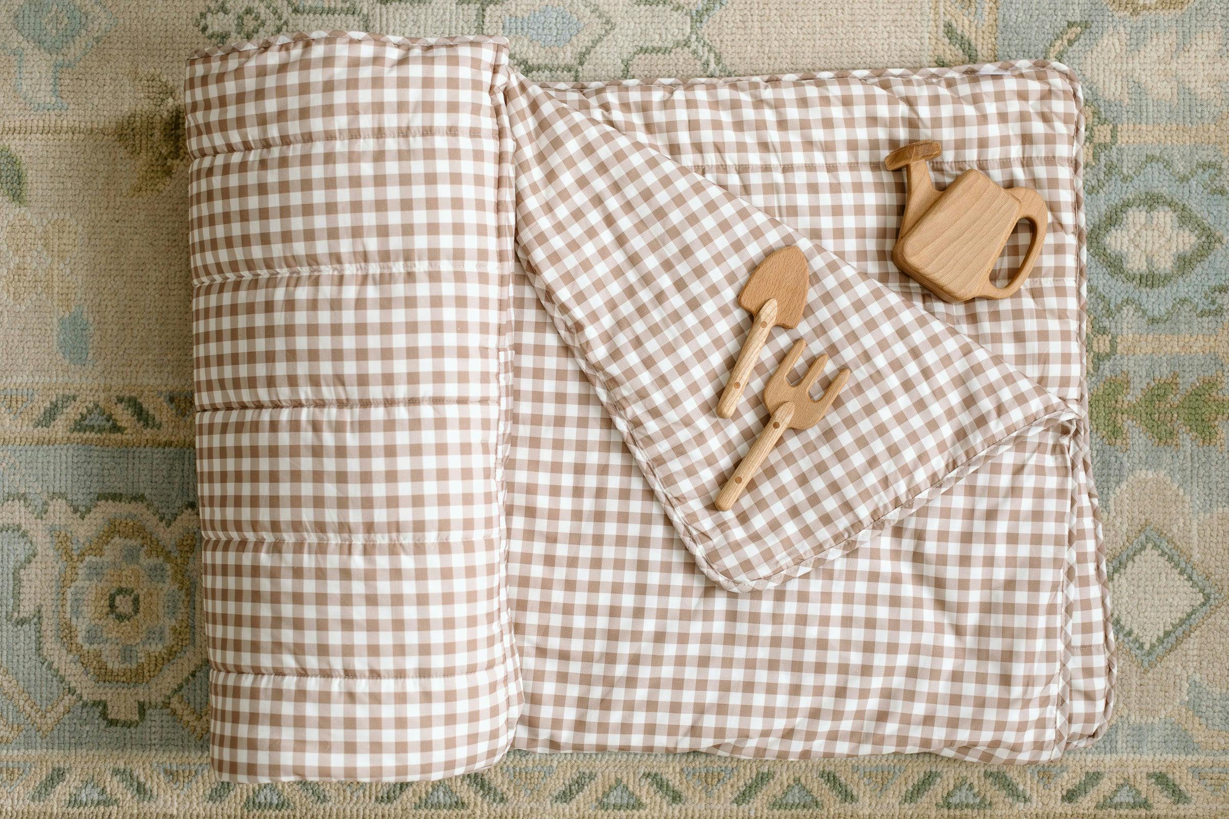 Organic Toddler Nap Roll-N-Rest Mat Set