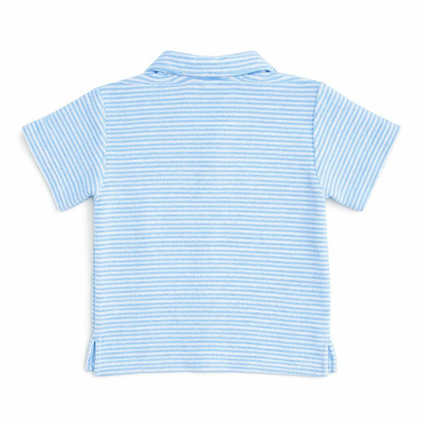 Stripe Terry Polo