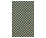 Gift wrap, 10 m - Checker - Petrol