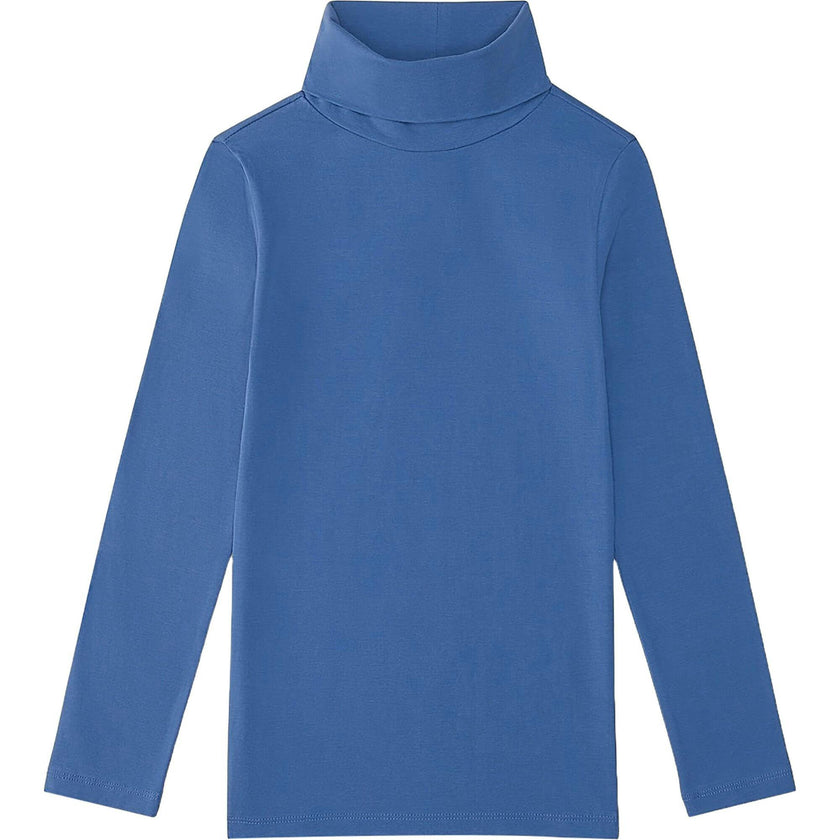 Essential Turtleneck in Navy