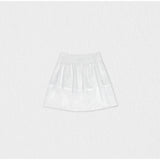 Fiona Girl Skirt, White Flower Embroidery