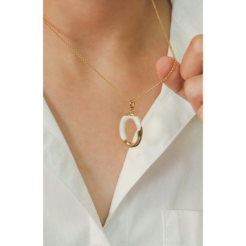 Time Ripples Pendant Necklace