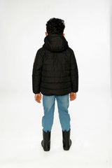 Insulating Quilted Mid-Season Jacket Black