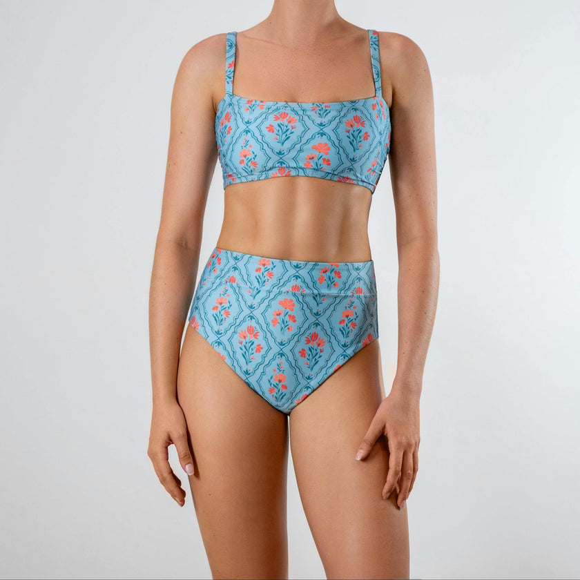 Hazel Banded Hipster Bottom - Wallpaper