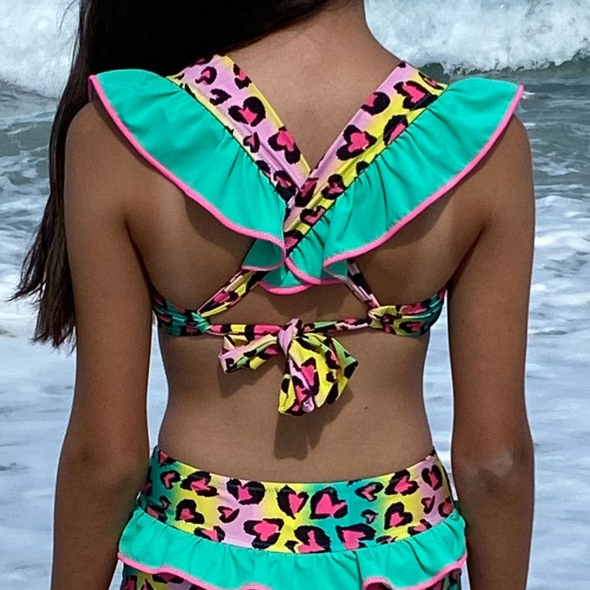 Vienne Animal Print Sleeveless Two-Piece Bikini