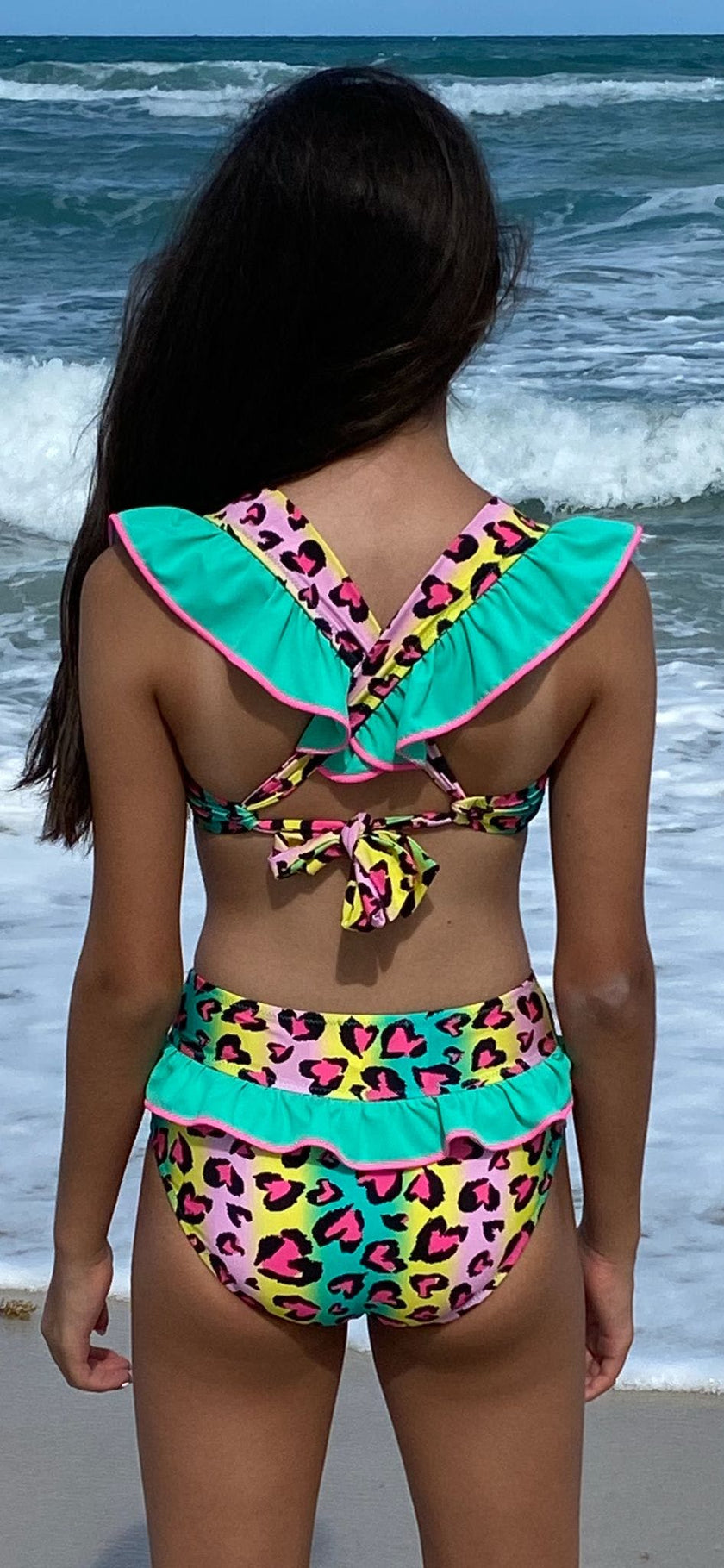 Vienne Animal Print Sleeveless Two-Piece Bikini