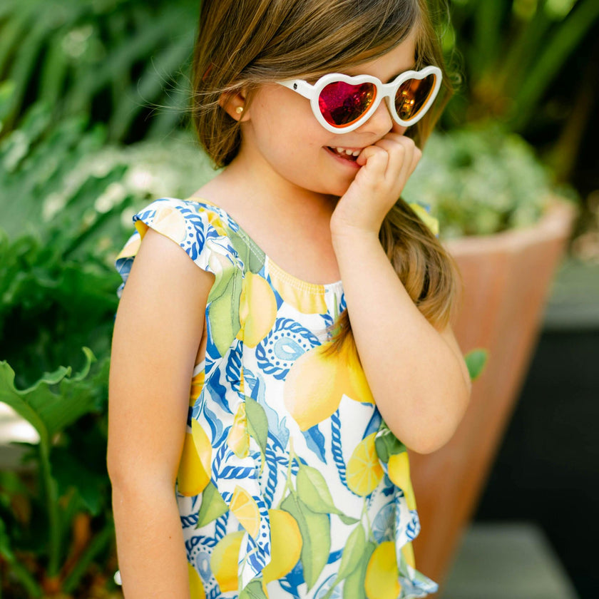 The Positano - Girls Ruffle One Piece UPF 50+
