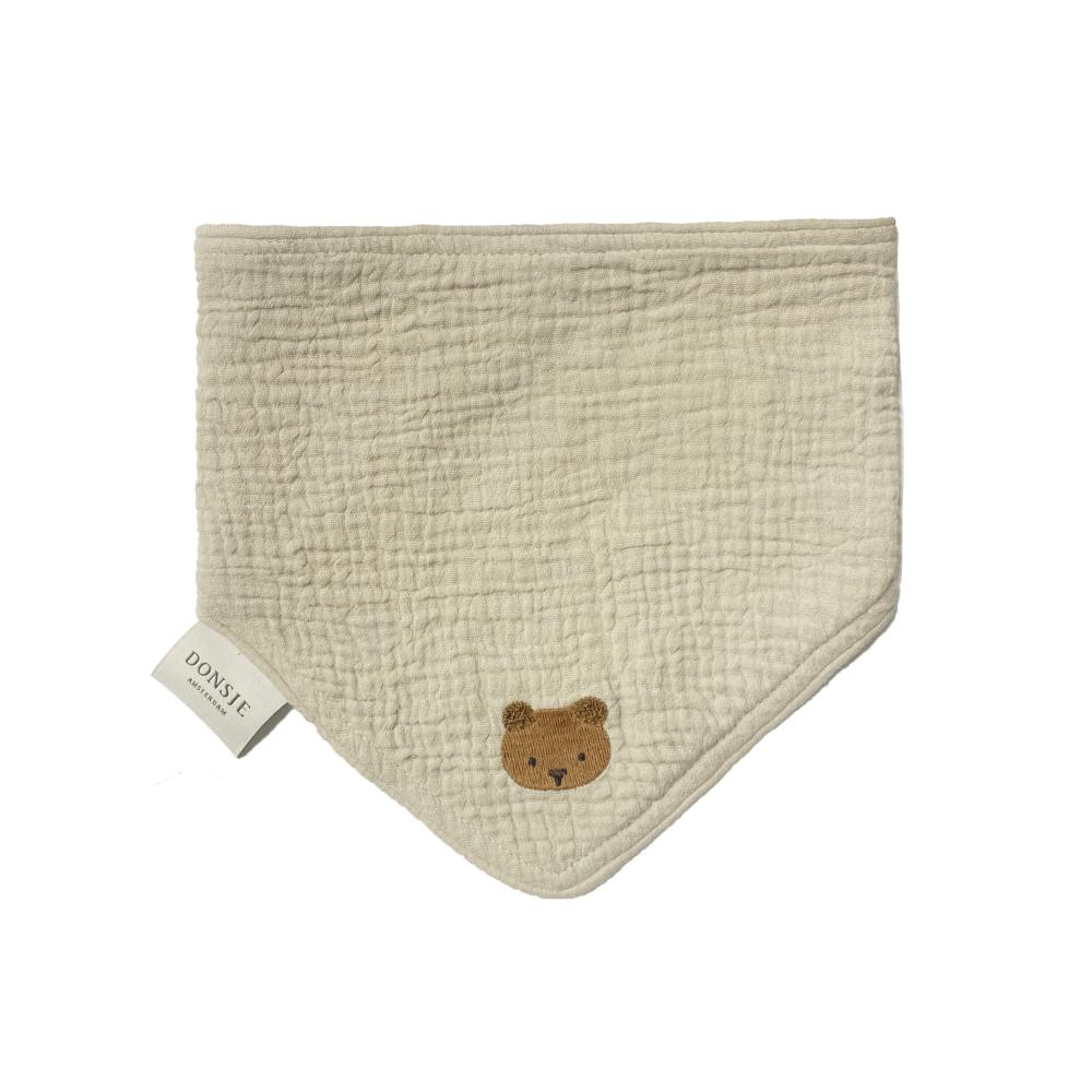 Bintje Bib | Bear | Taupe