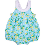 Lemon Print Bubble Bottom Swimsuit